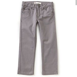 Levi’s Boys 4T Grey Slim Fit Jeans